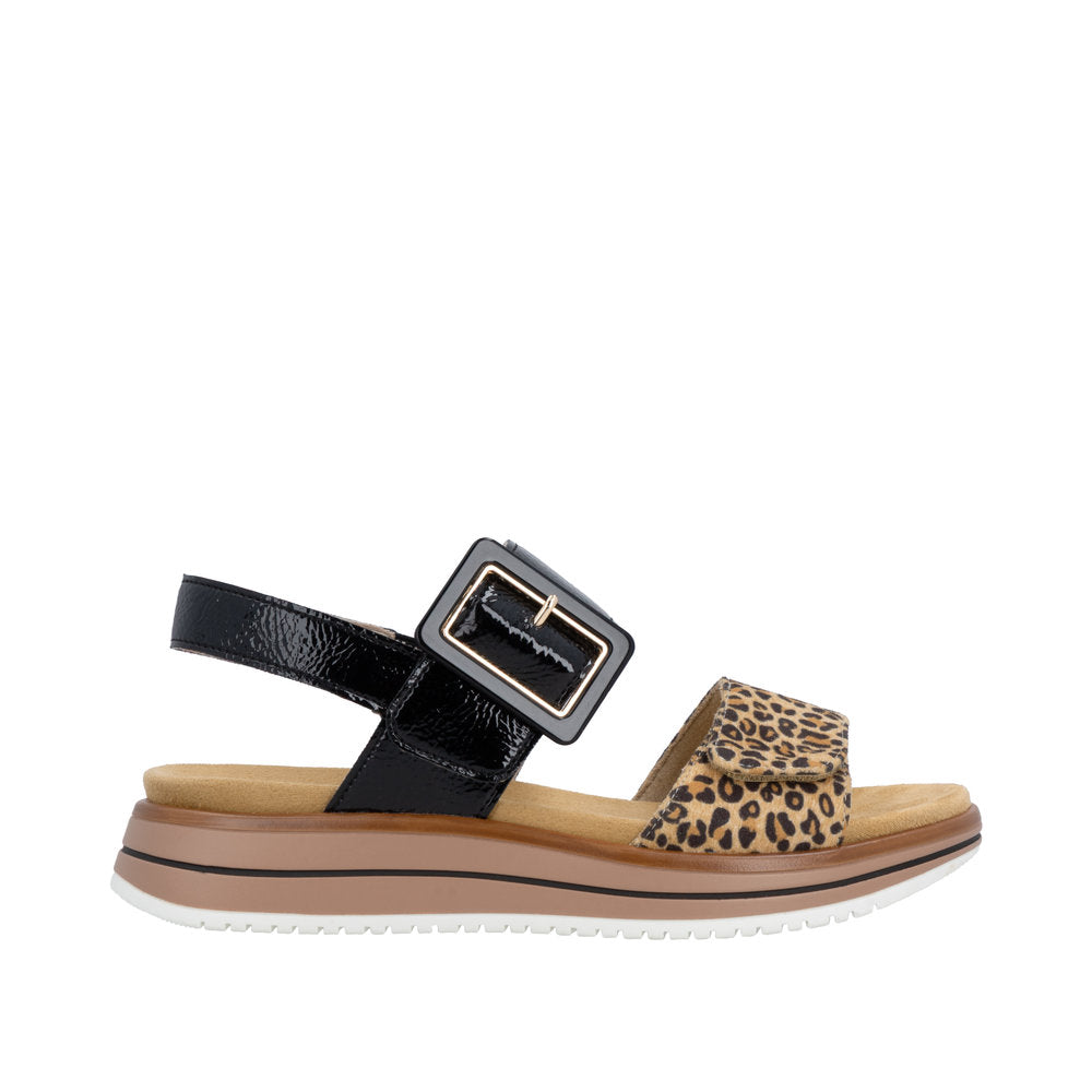 Remonte D1J53-04 Leo Black Sandals
