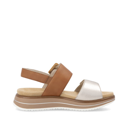 Remonte D1J53-22 Light Brass Sandals