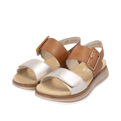 Remonte D1J53-22 Light Brass Sandals