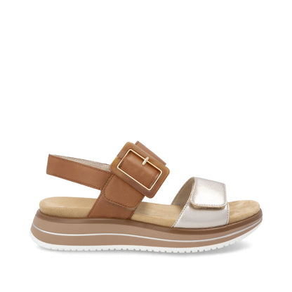 Remonte D1J53-22 Light Brass Sandals