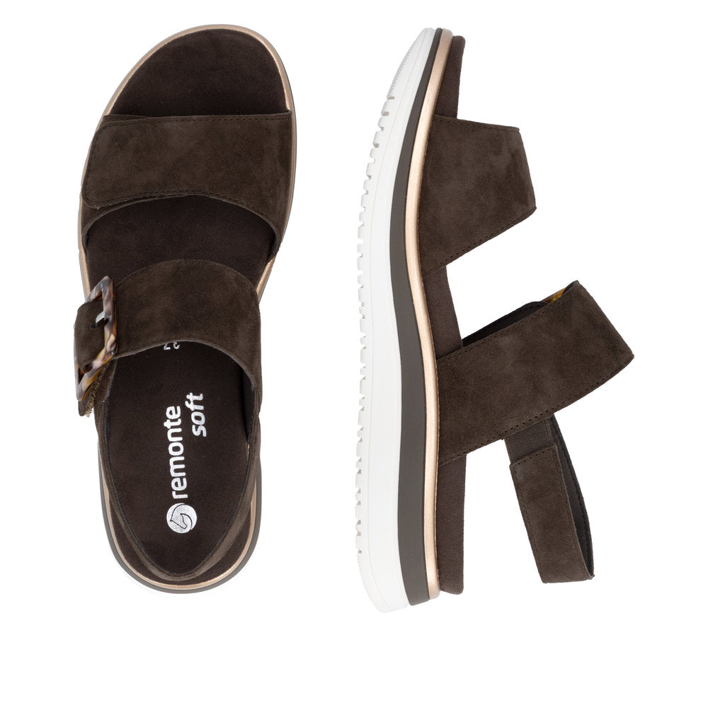 Remonte D1J62-25 Havana Brown Sandals