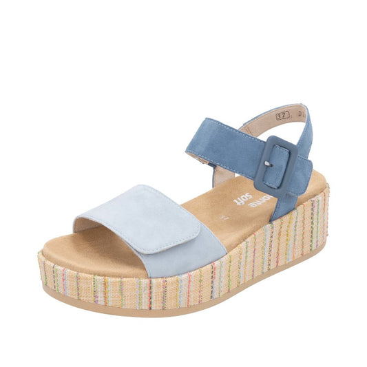 Remonte D1N54-12 Blue Sandals