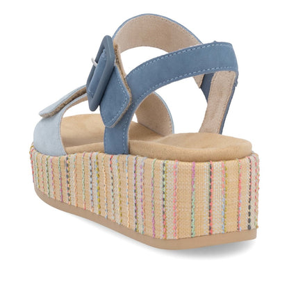 Remonte D1N54-12 Blue Sandals