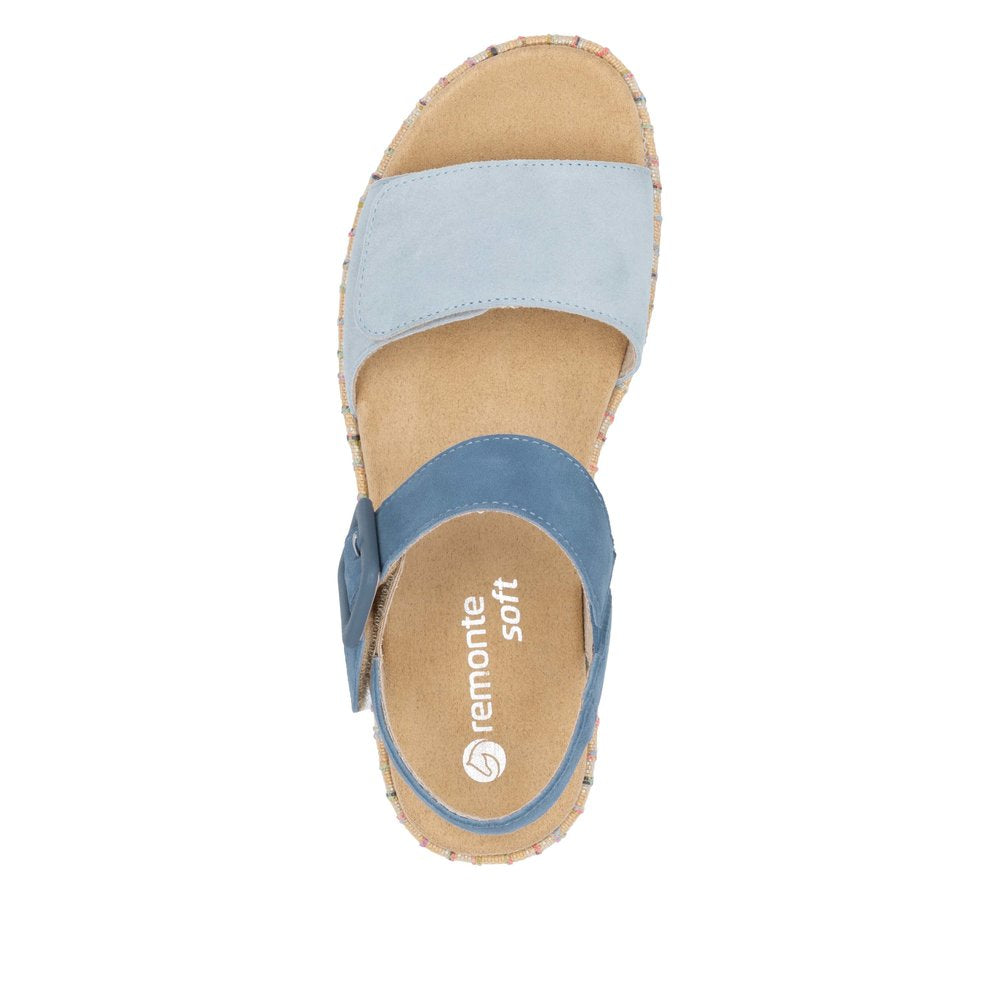 Remonte D1N54-12 Blue Sandals