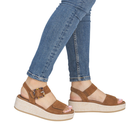 Remonte D1N54-22 Tan Sandals
