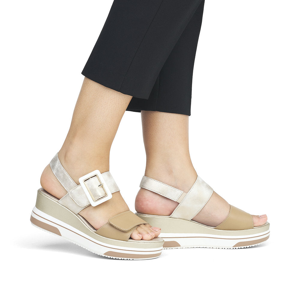 Remonte D1P50-90 Cord/Shell Sandals