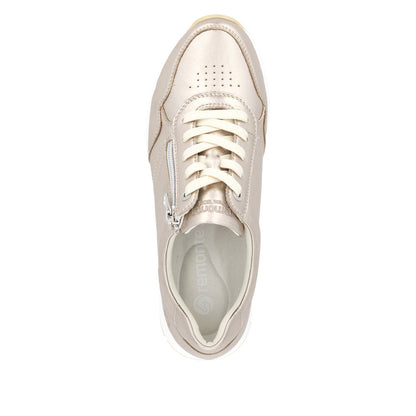 Remonte D2G01-90 Light Brass Trainers