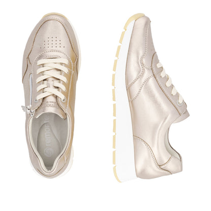 Remonte D2G01-90 Light Brass Trainers