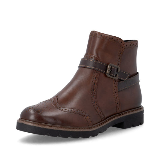Remonte D2Q74-22 Brown Mid Height Boots
