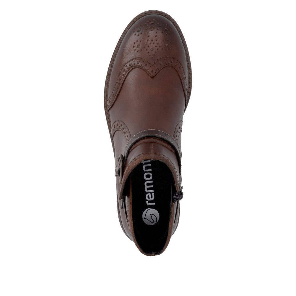 Remonte D2Q74-22 Brown Mid Height Boots