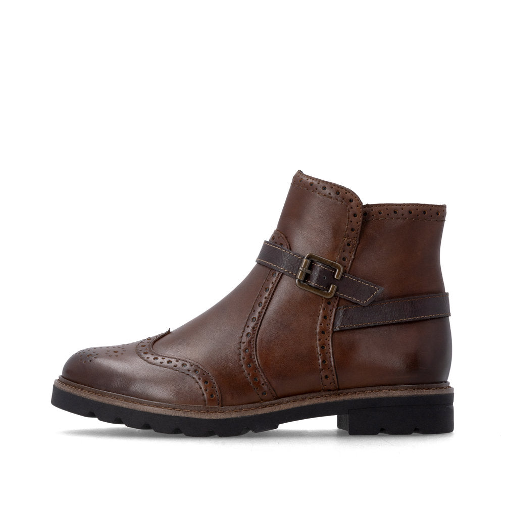 Remonte D2Q74-22 Brown Mid Height Boots