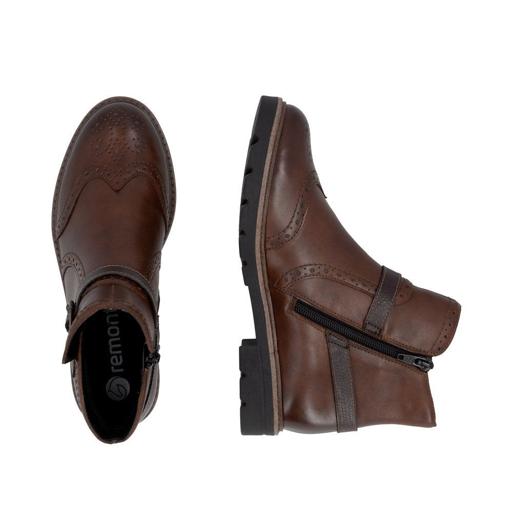 Remonte D2Q74-22 Brown Mid Height Boots