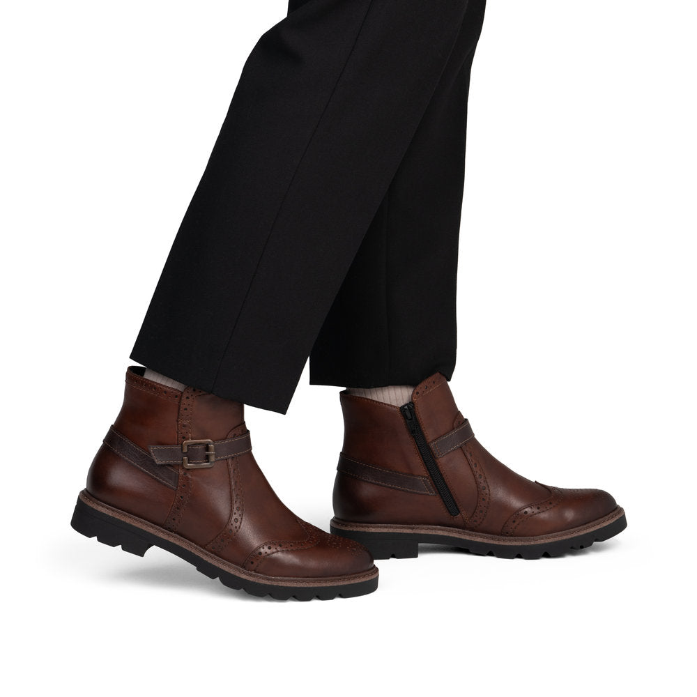 Remonte D2Q74-22 Brown Mid Height Boots