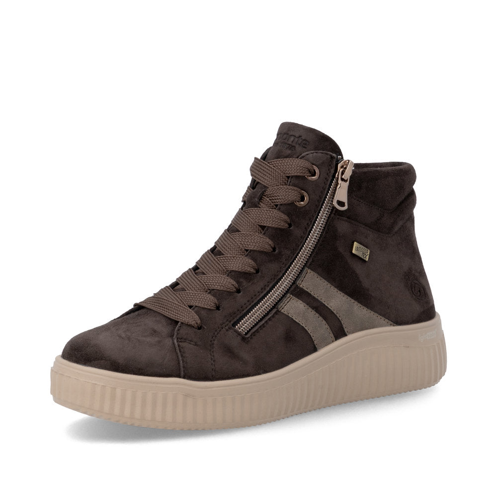 Remonte D3E70-25 Brown Combination Mid Height Boots