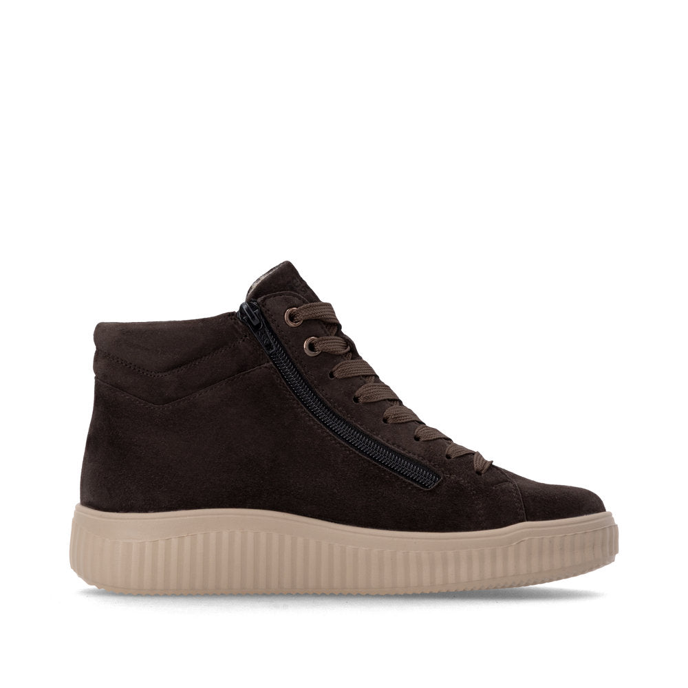 Remonte D3E70-25 Brown Combination Mid Height Boots