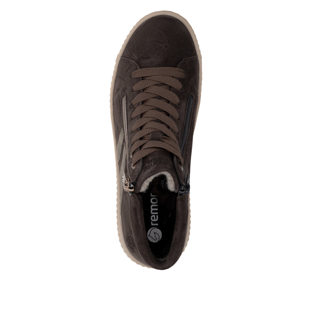 Remonte D3E70-25 Brown Combination Mid Height Boots