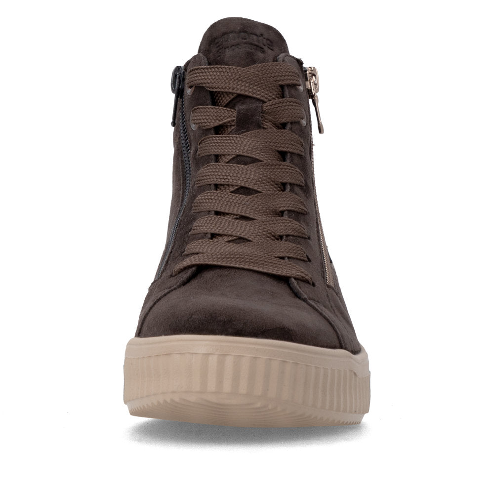 Remonte D3E70-25 Brown Combination Mid Height Boots