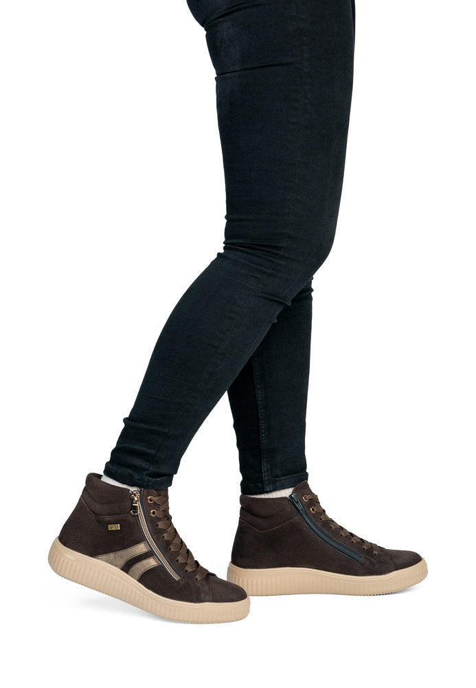 Remonte D3E70-25 Brown Combination Mid Height Boots