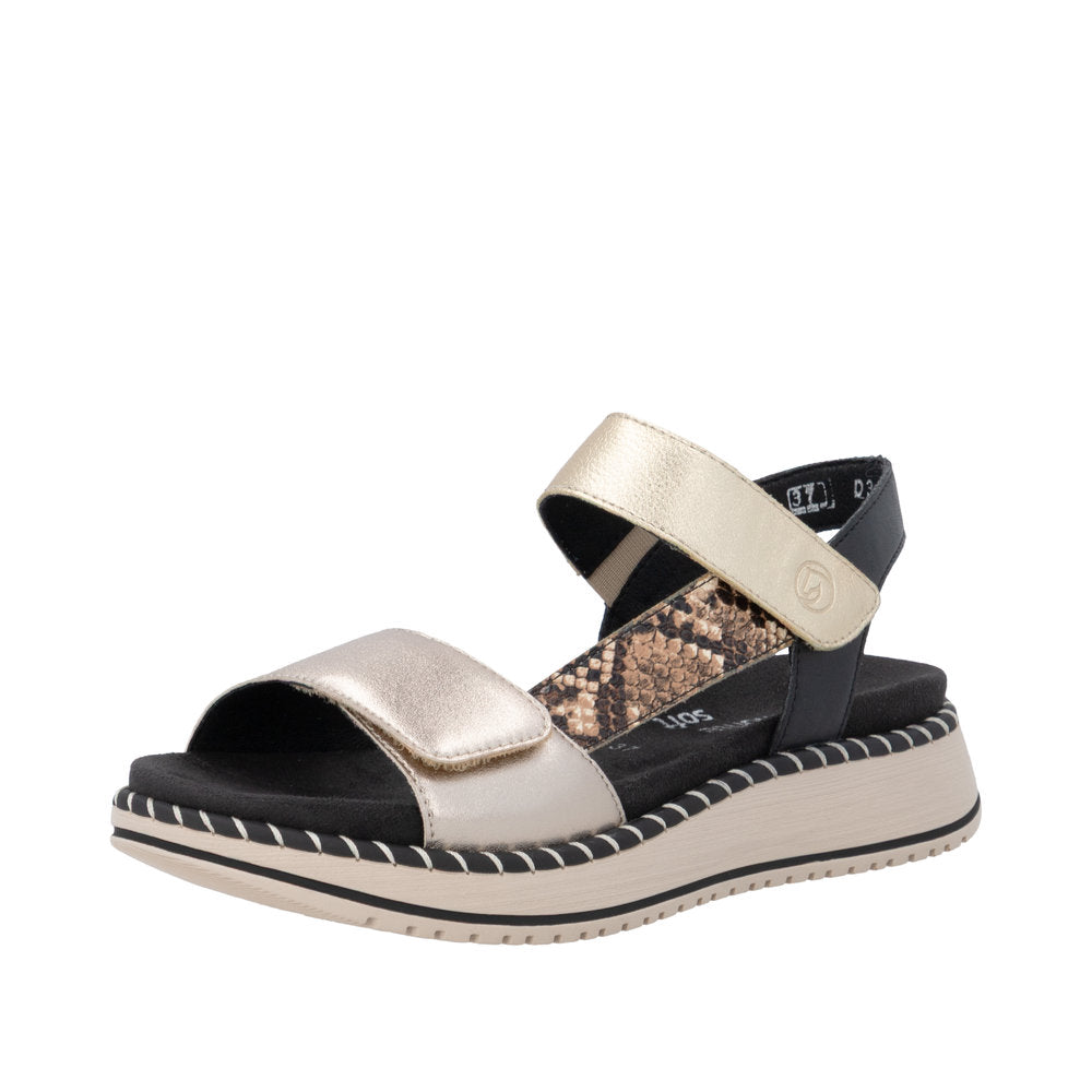 Remonte D3J50-90 Light Brass / Brown Sandals