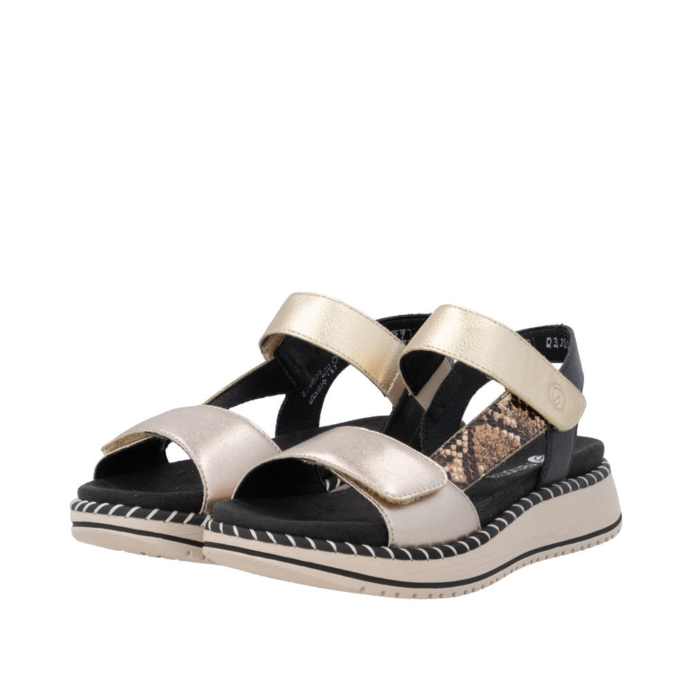 Remonte D3J50-90 Light Brass / Brown Sandals