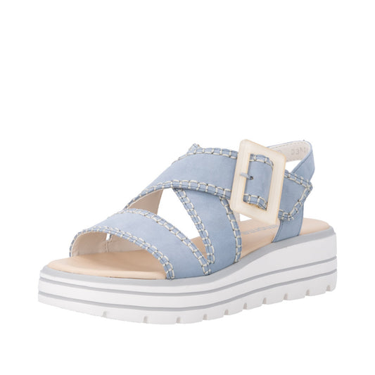 Remonte D3N51-10 Aqua Blue Sandals