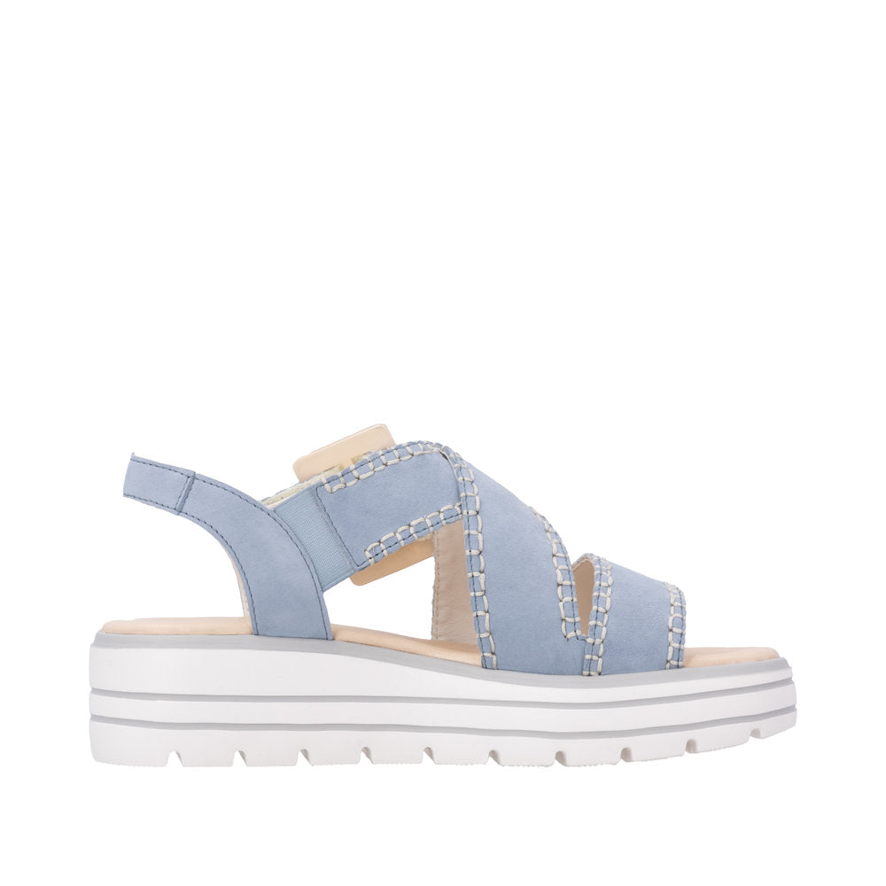Remonte D3N51-10 Aqua Blue Sandals