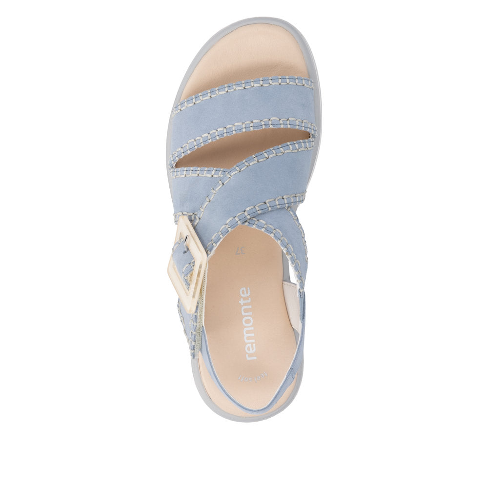 Remonte D3N51-10 Aqua Blue Sandals