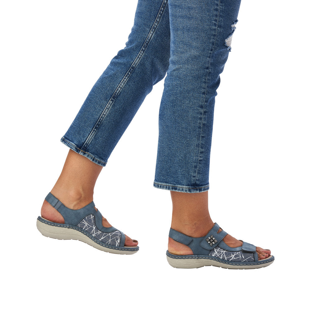 Remonte D7647-16 Blue Sandals