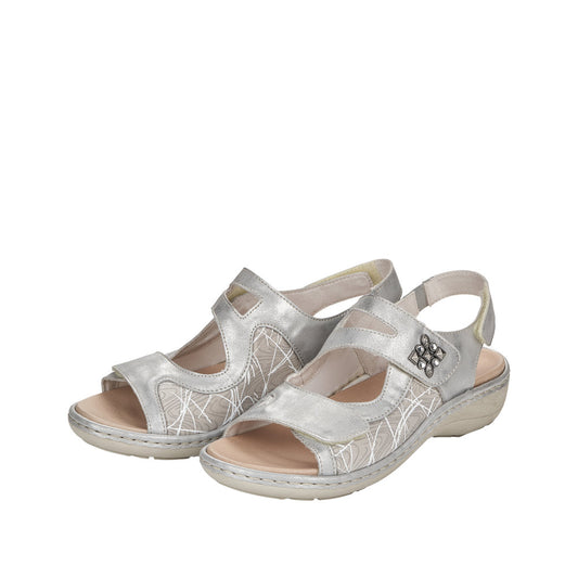 Remonte D7647-40 Light Grey Sandals