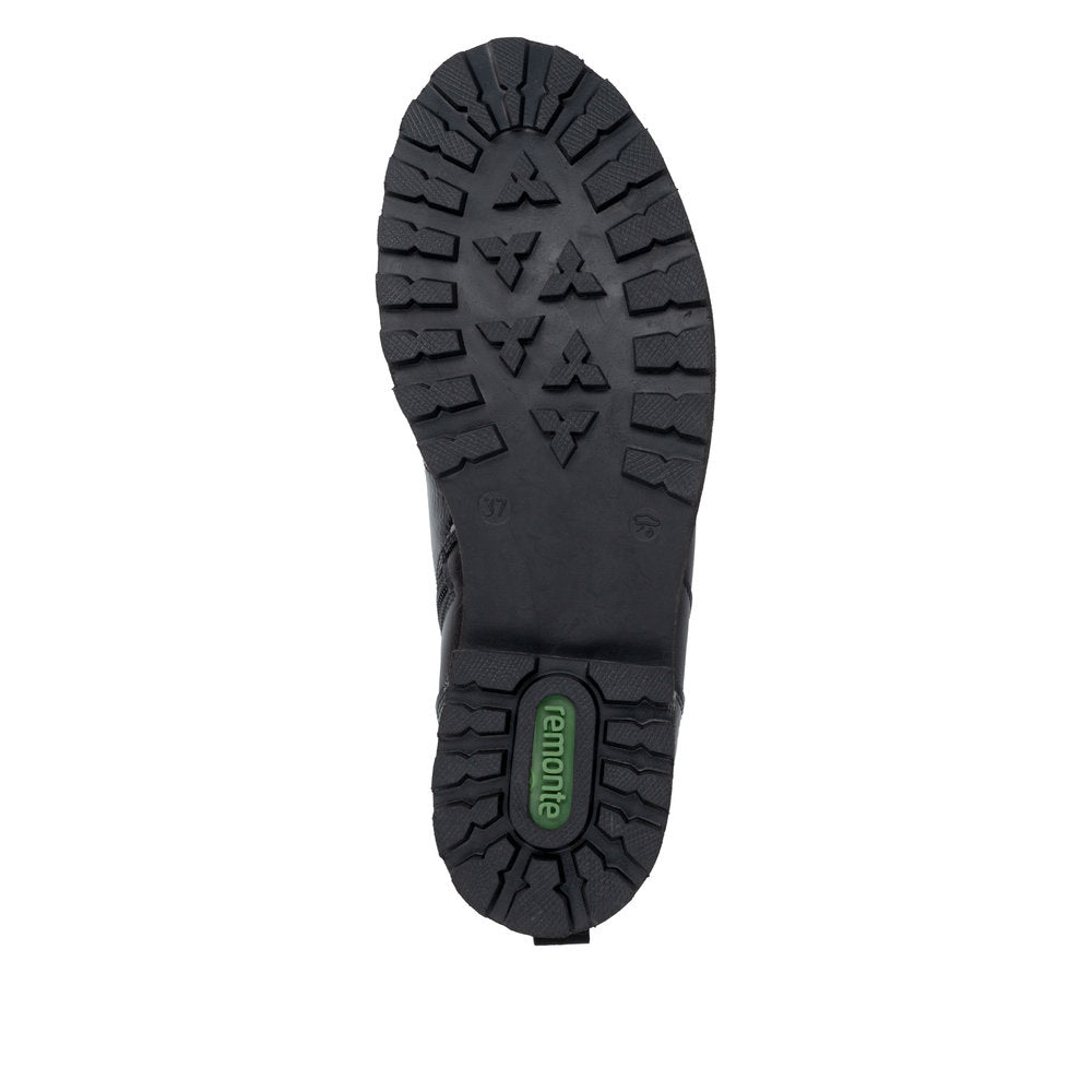 Remonte D8488-00 Black Mid Height Boots