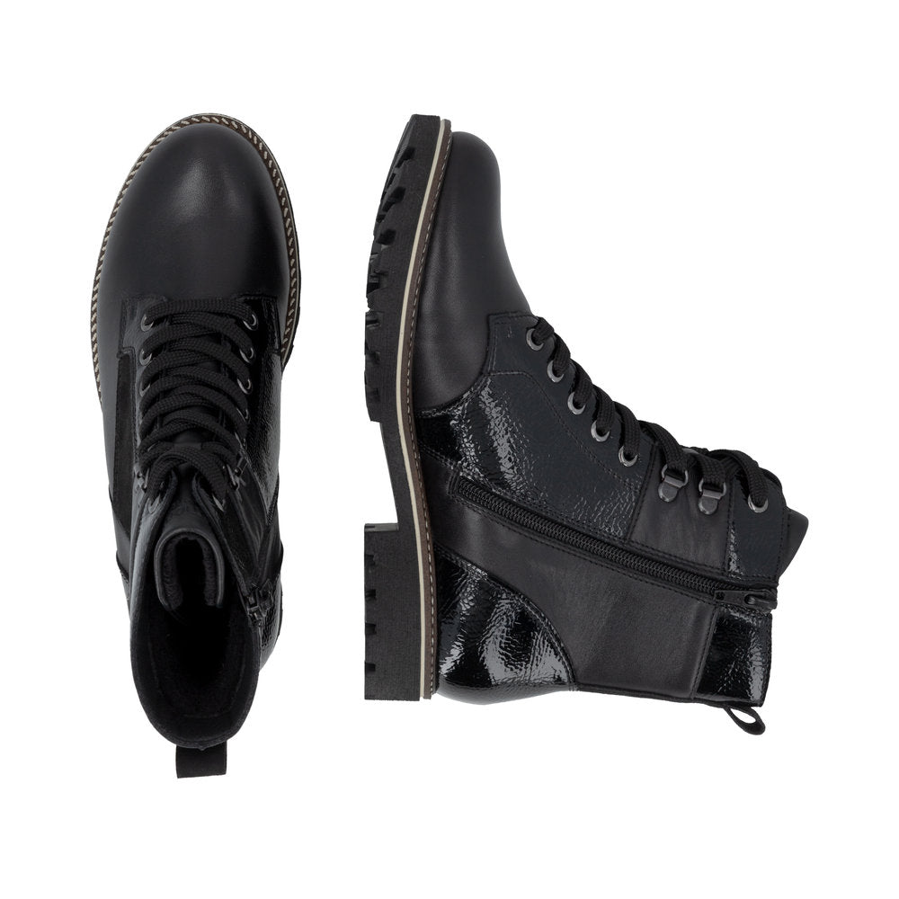 Remonte D8488-00 Black Mid Height Boots
