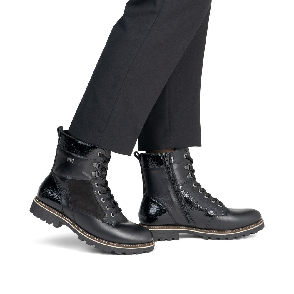 Remonte D8488-00 Black Mid Height Boots