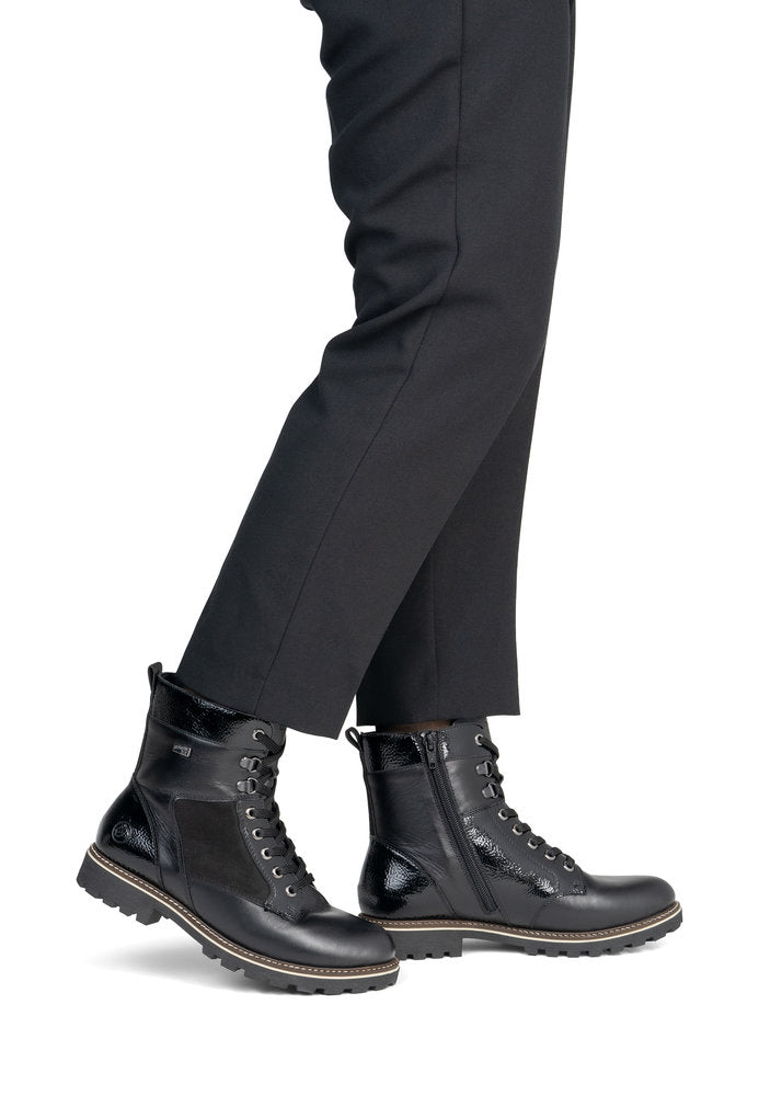 Remonte D8488-00 Black Mid Height Boots
