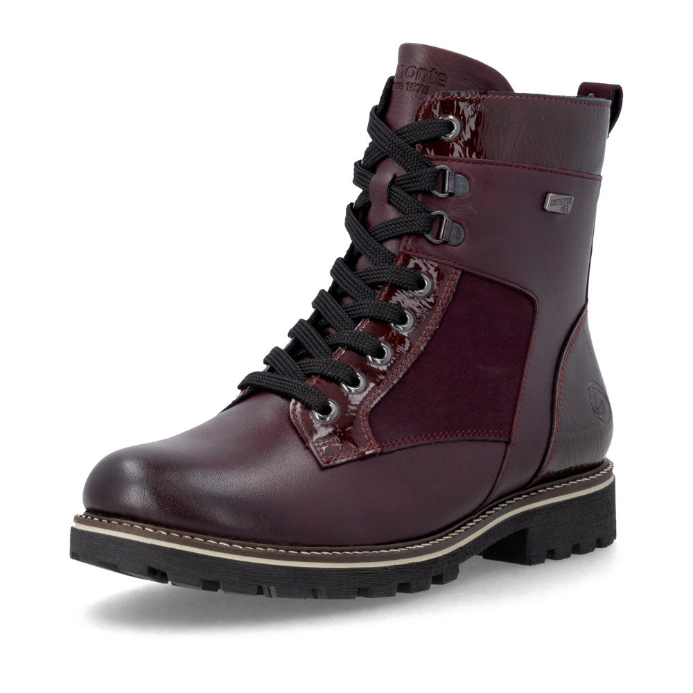 Remonte D8488-35 Red Mid Height Boots