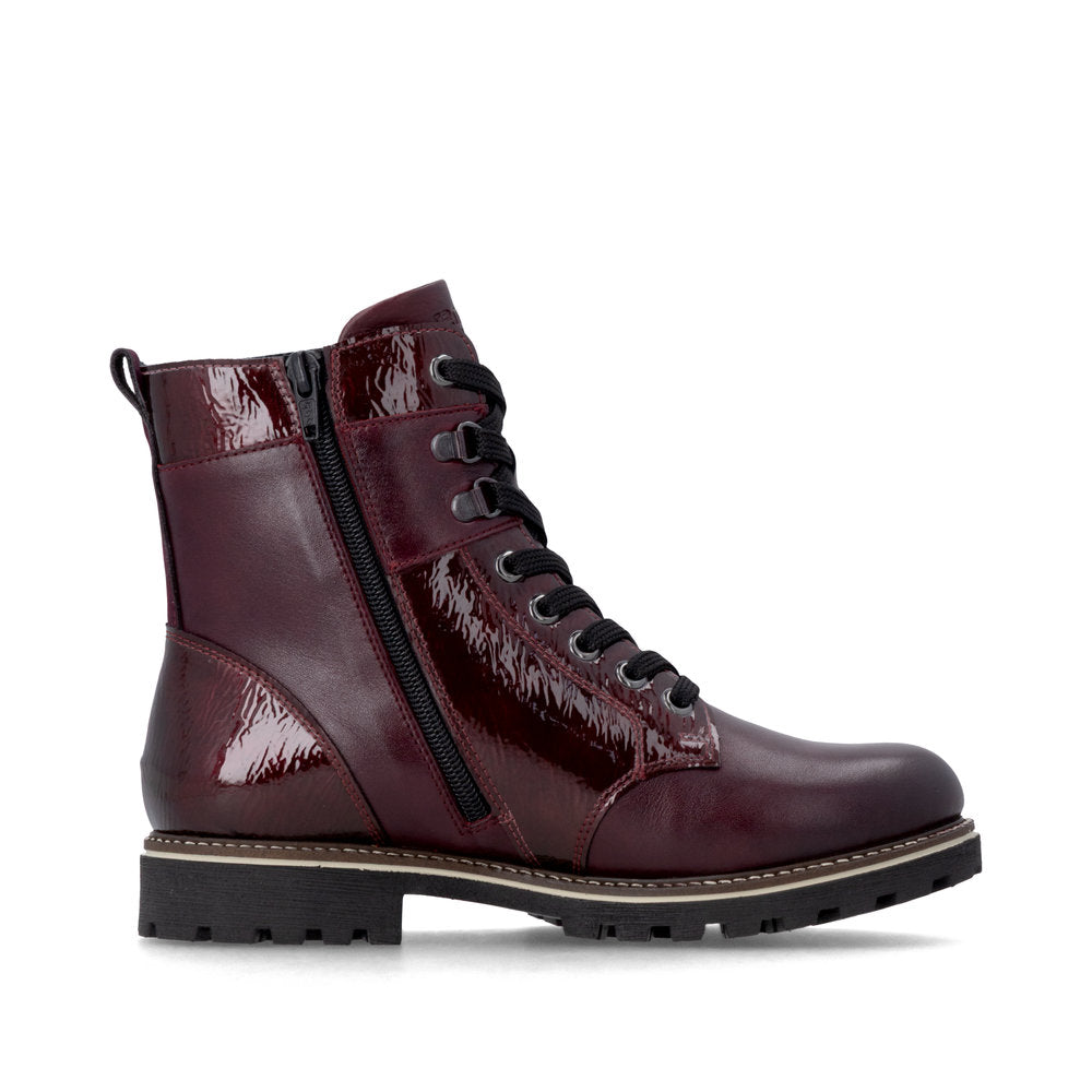 Remonte D8488-35 Red Mid Height Boots