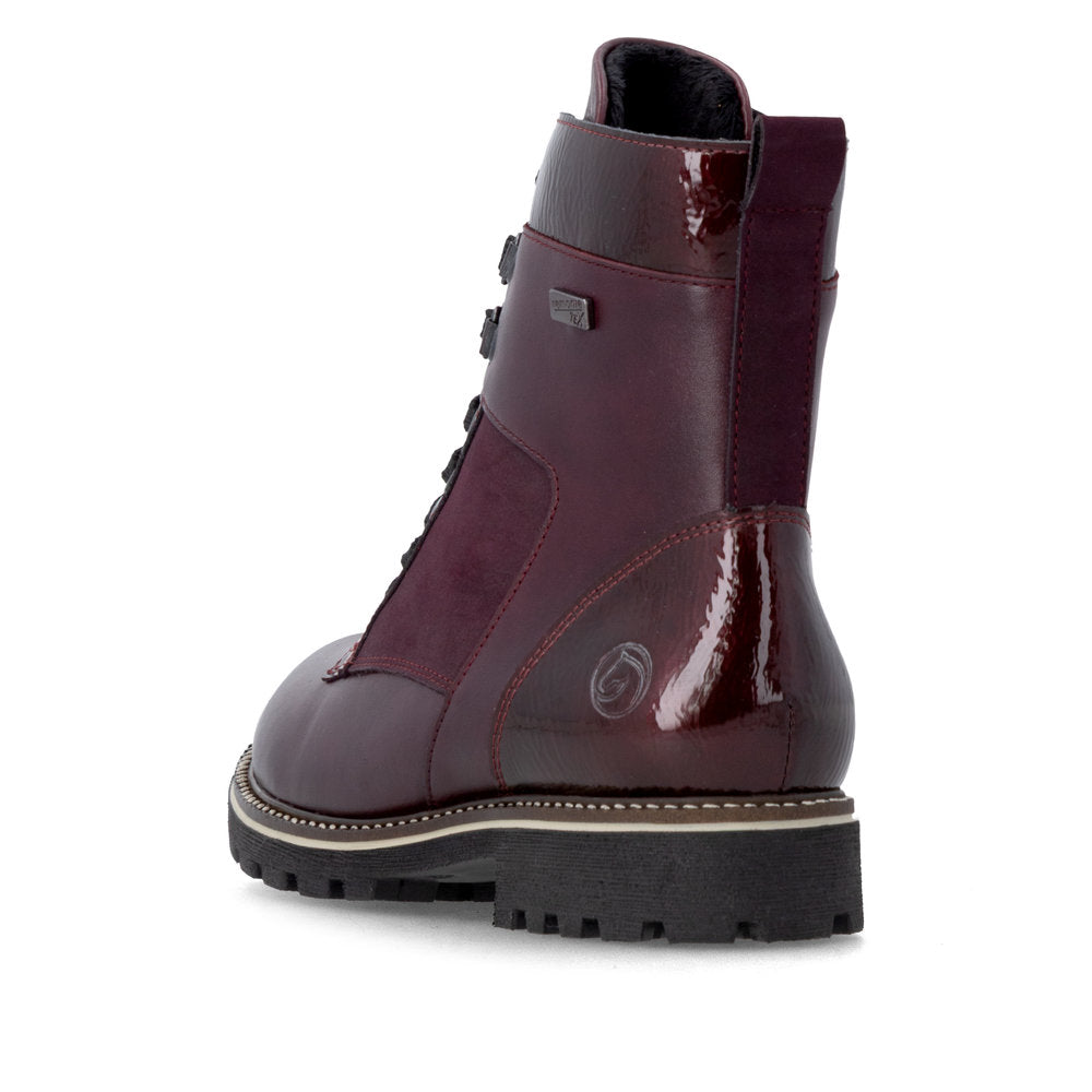 Remonte D8488-35 Red Mid Height Boots