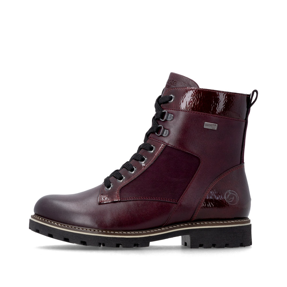 Remonte D8488-35 Red Mid Height Boots