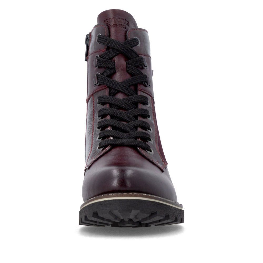 Remonte D8488-35 Red Mid Height Boots