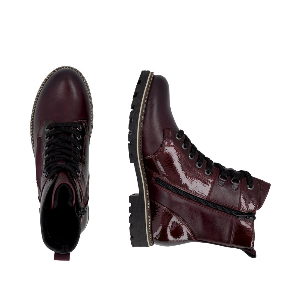 Remonte D8488-35 Red Mid Height Boots