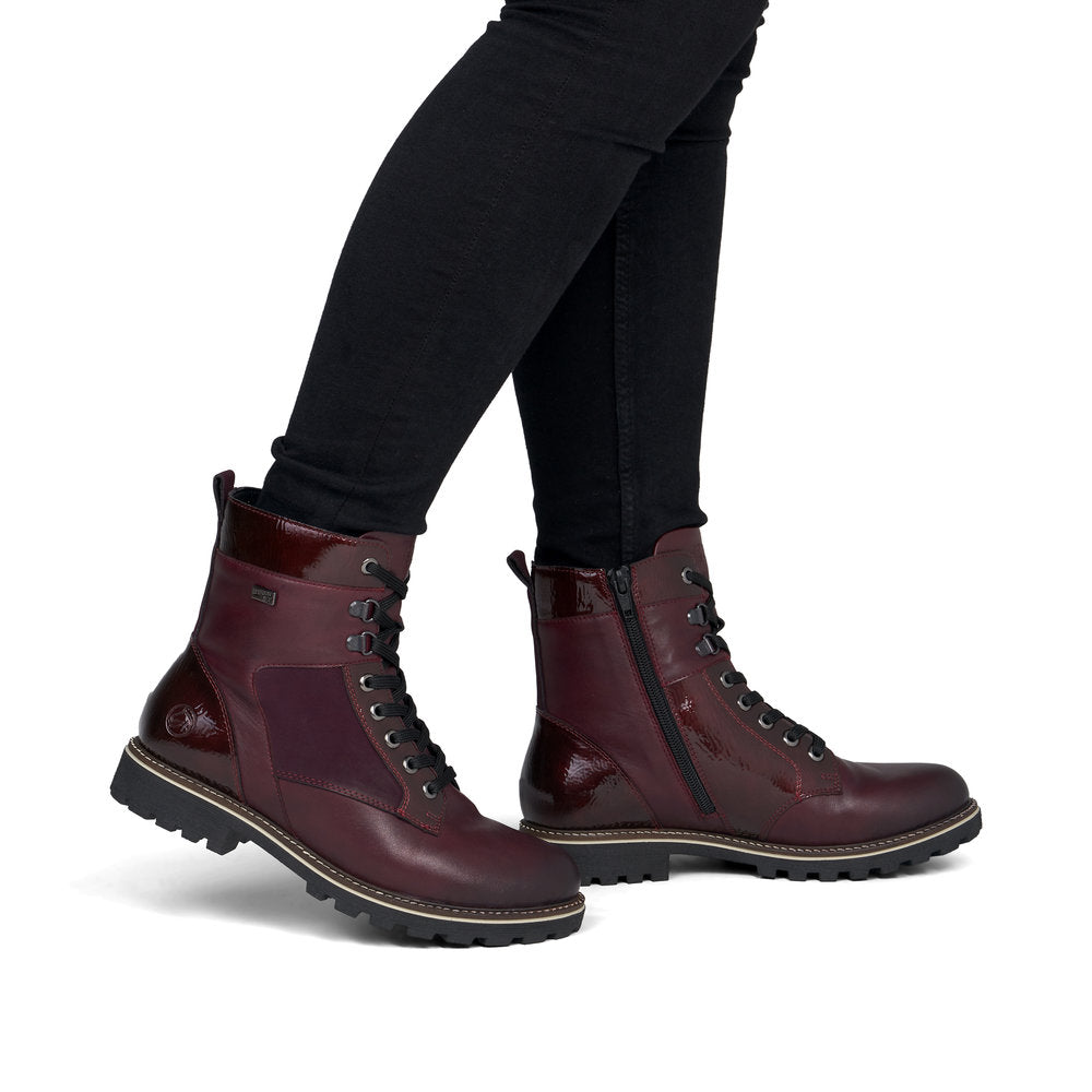 Remonte D8488-35 Red Mid Height Boots