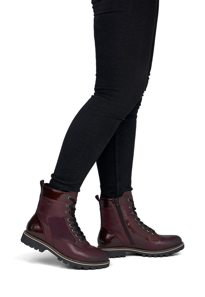 Remonte D8488-35 Red Mid Height Boots