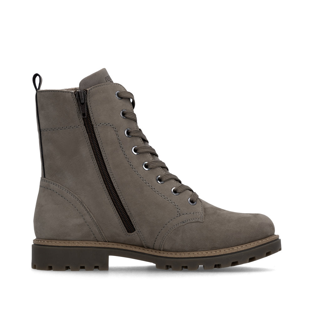 Remonte D8489-42 Grey Mid Height Boots