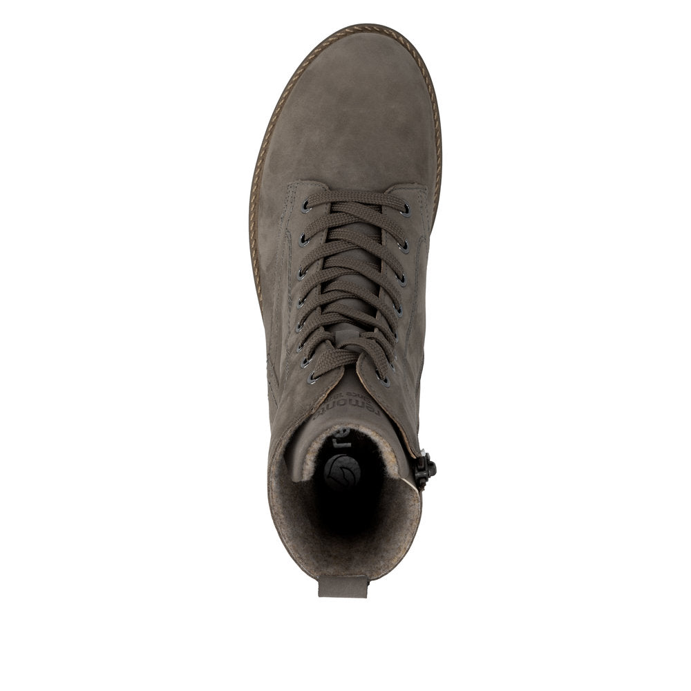 Remonte D8489-42 Grey Mid Height Boots