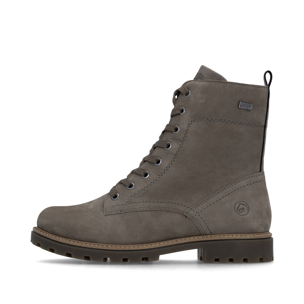 Remonte D8489-42 Grey Mid Height Boots