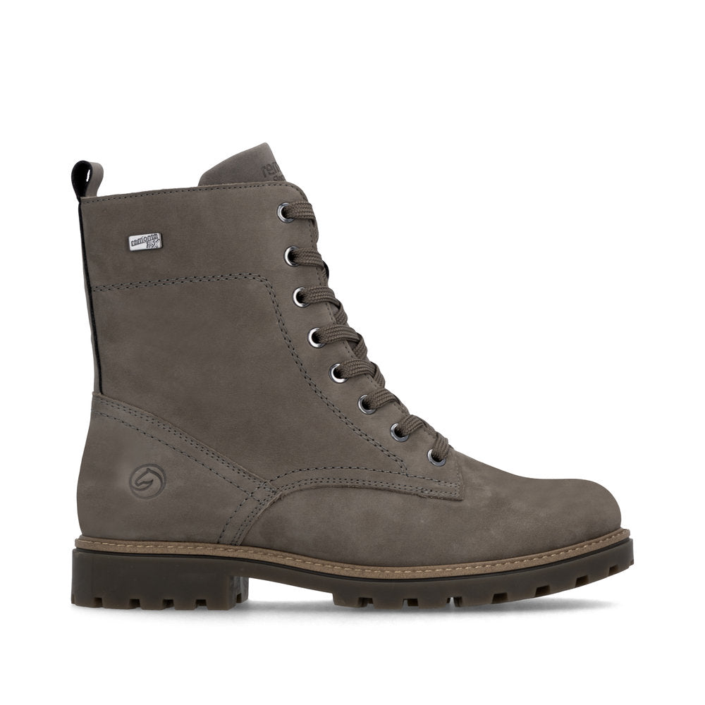 Remonte D8489-42 Grey Mid Height Boots