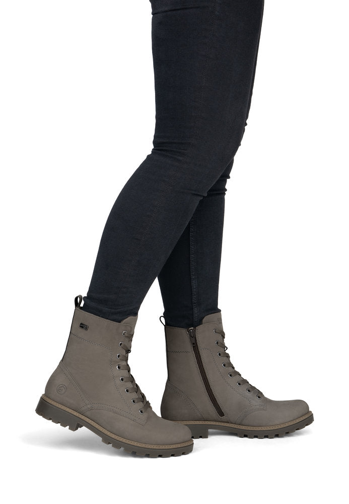 Remonte D8489-42 Grey Mid Height Boots