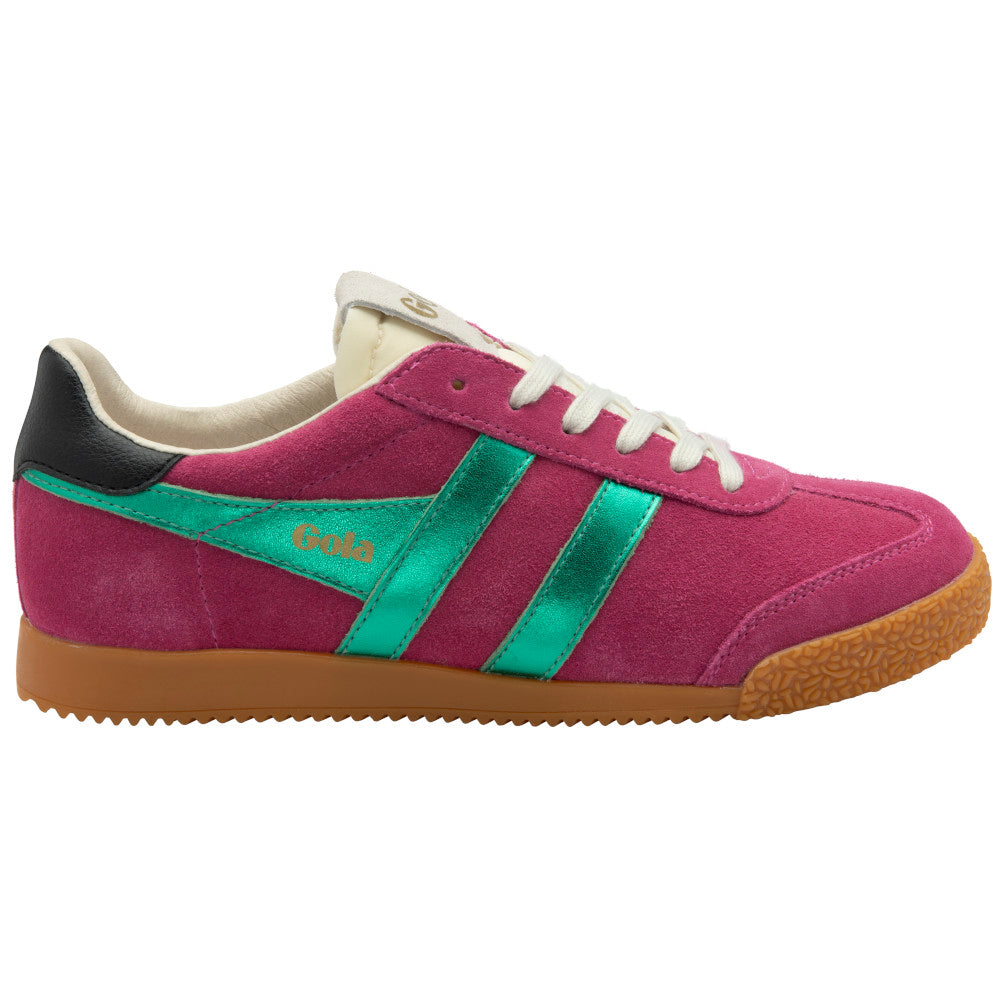 Gola Elan Glitz Fuchsia/Emerald/Black Trainers