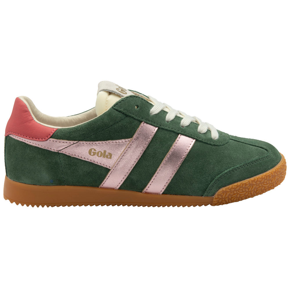 Gola Elan Glitz Evergreen/Pink/Coral Trainers