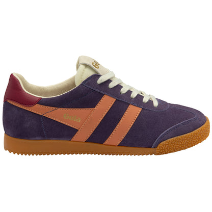 Gola CLB538VU Elan Plum/Terracotta/Cerise Trainers