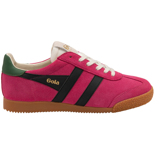 Gola Elan CLB538KB Fuschia/Black/Evergreen Trainers